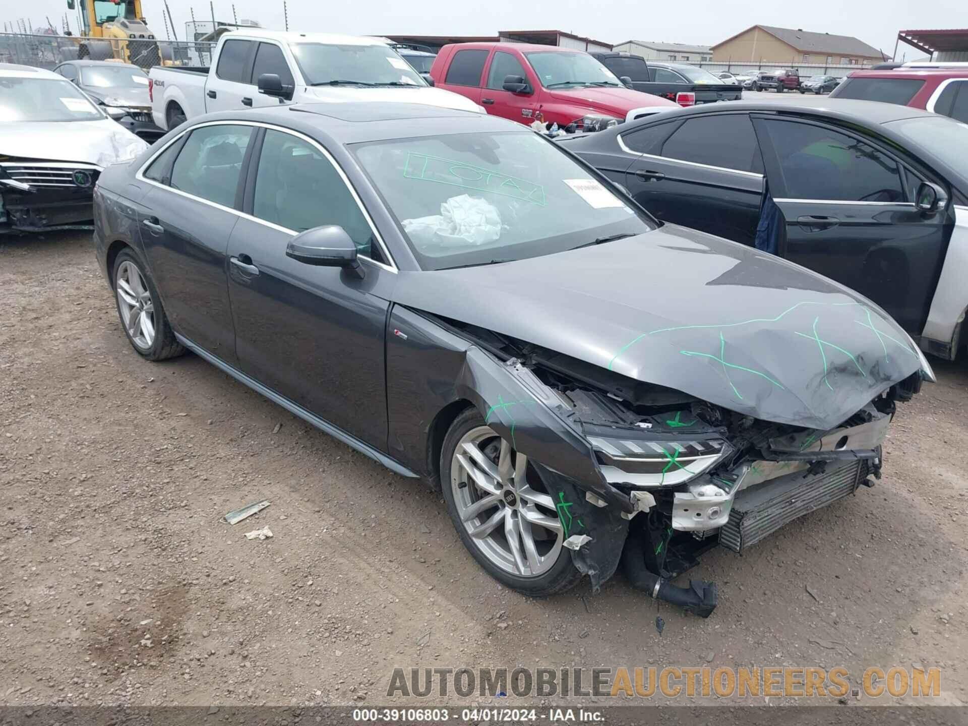 WAUEAAF4XNN014384 AUDI A4 2022