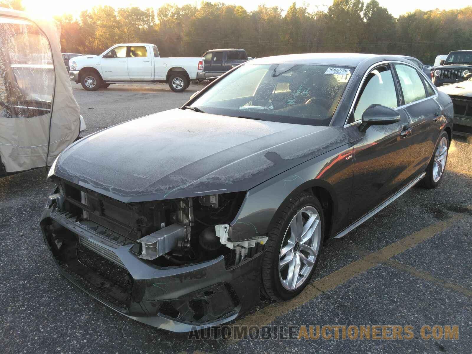 WAUEAAF4XNN015096 Audi A4 Sedan 2022