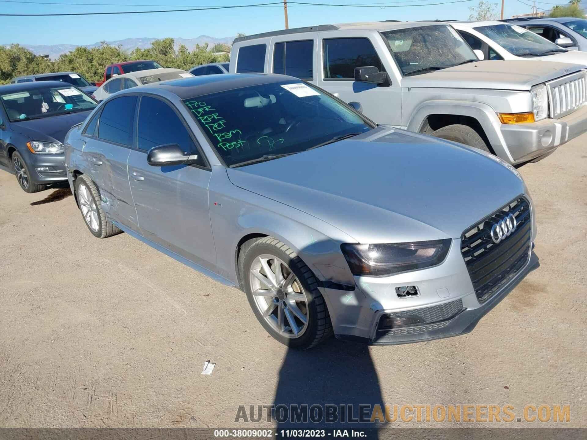 WAUEFAFL0GN011523 AUDI A4 2016