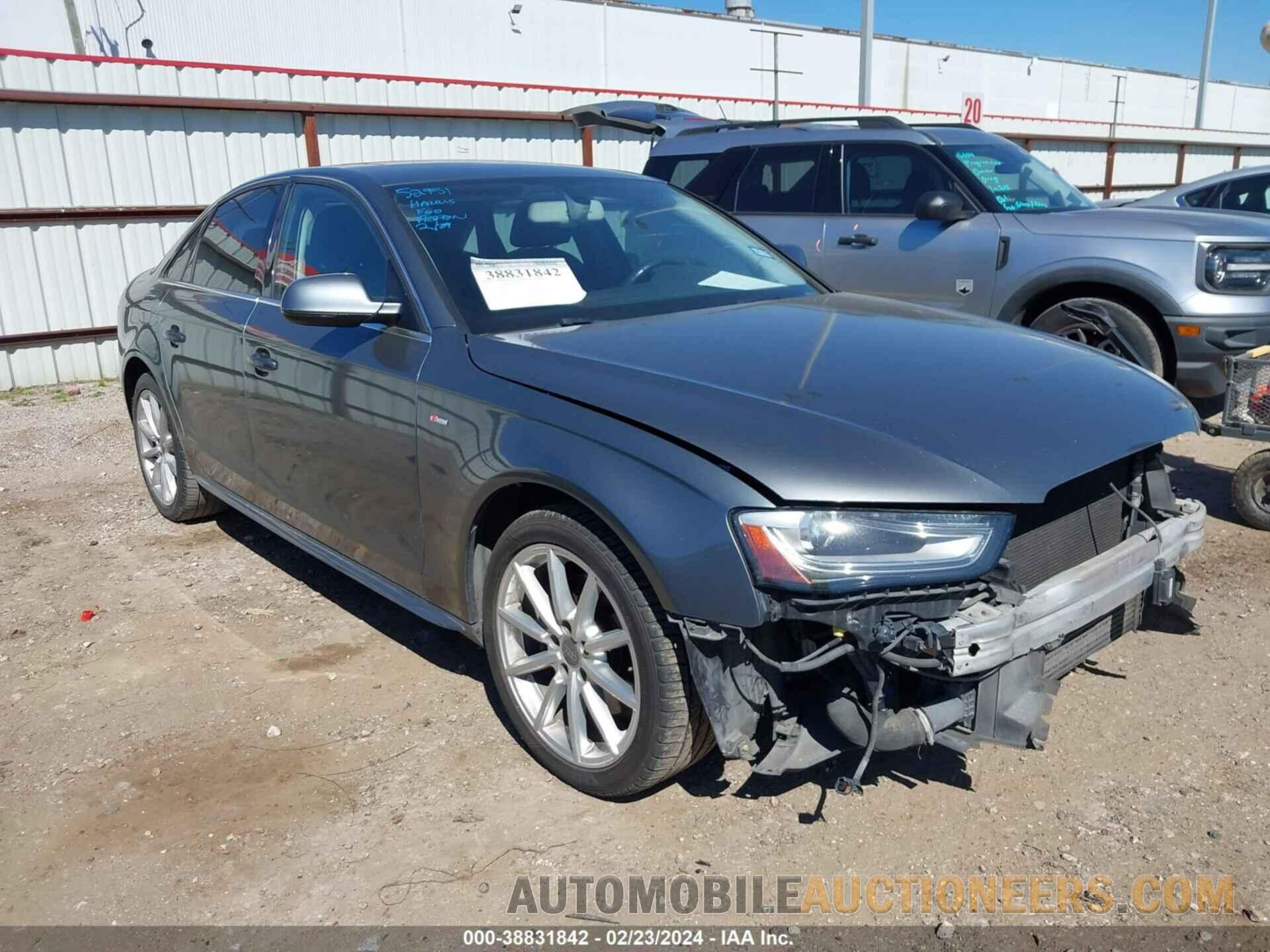 WAUEFAFL1EA081343 AUDI A4 2014