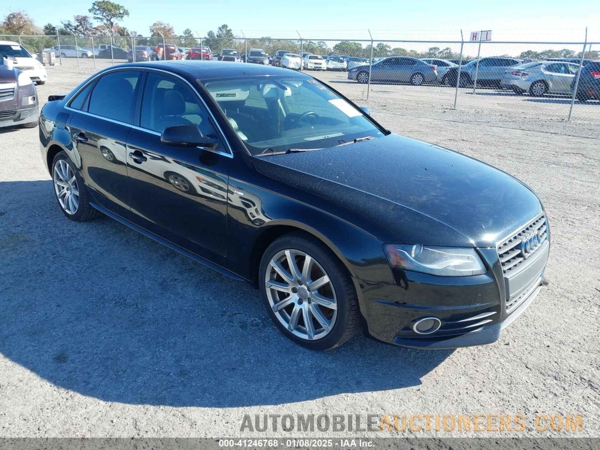 WAUEFAFL2CN018533 AUDI A4 2012