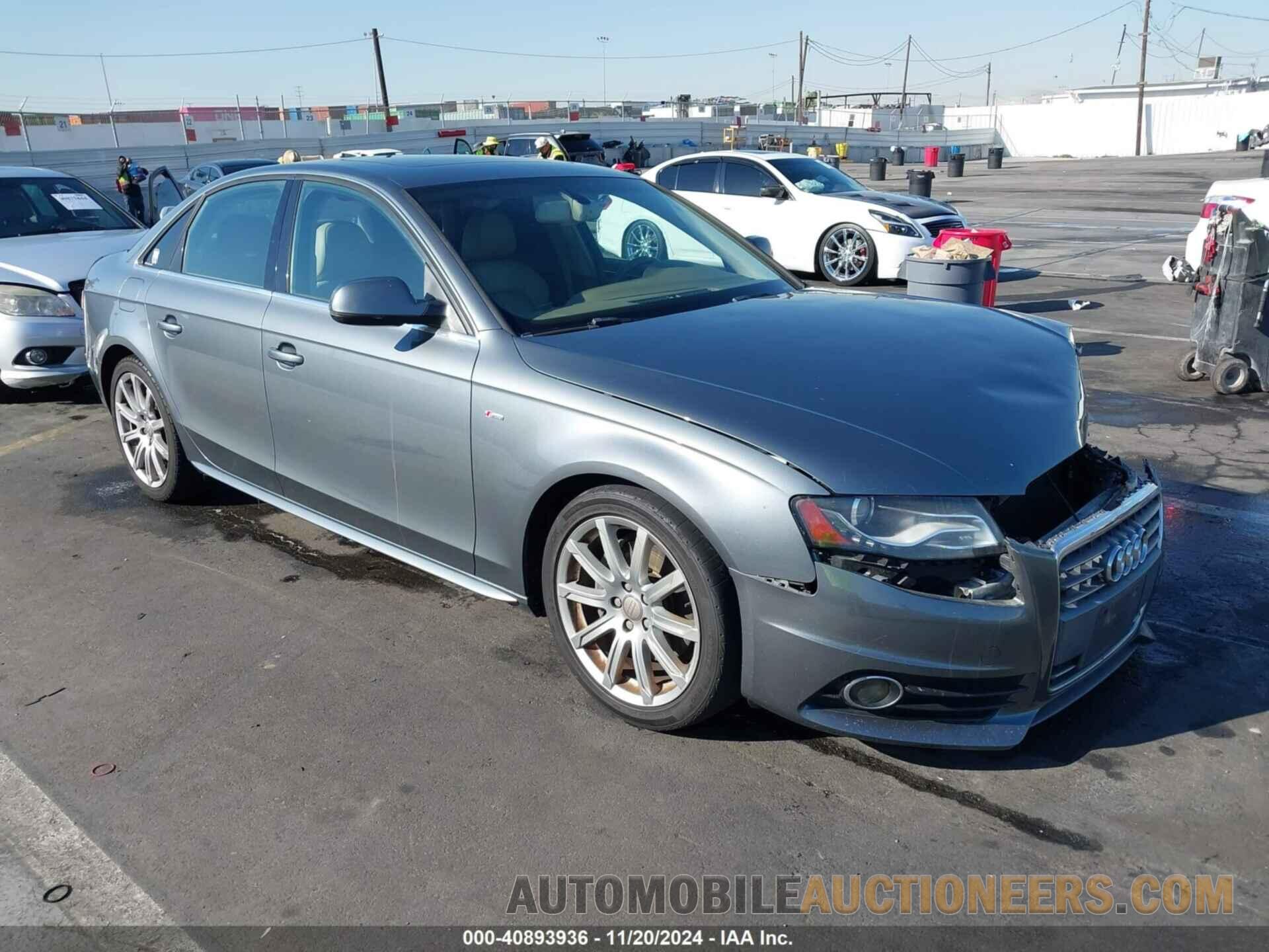 WAUEFAFL3CA013431 AUDI A4 2012