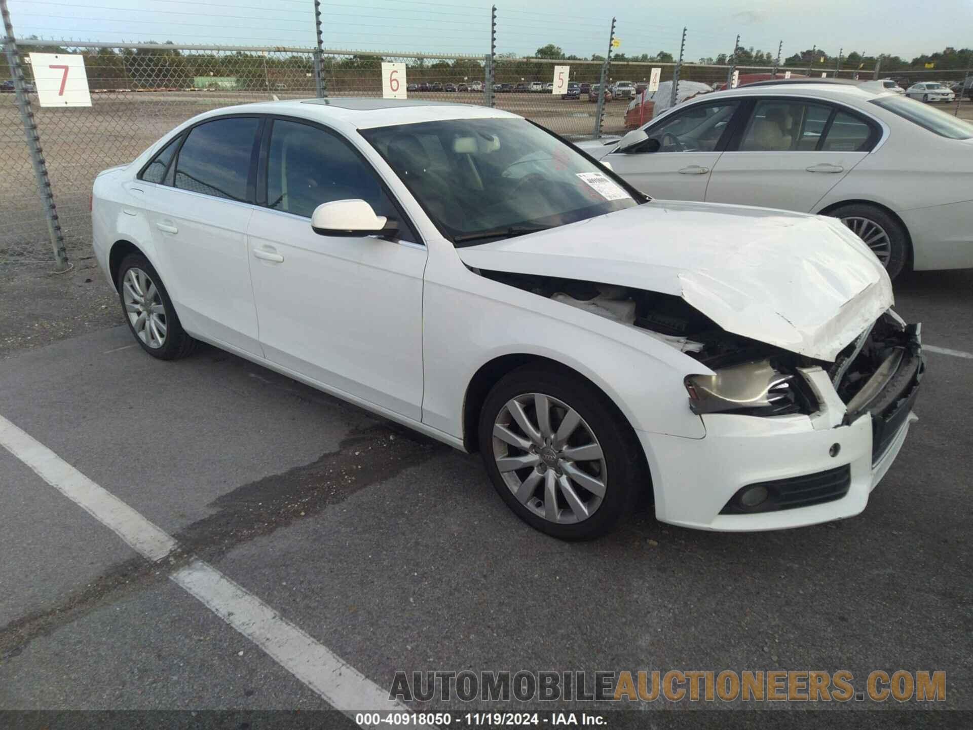 WAUEFAFL7BN034225 AUDI A4 2011