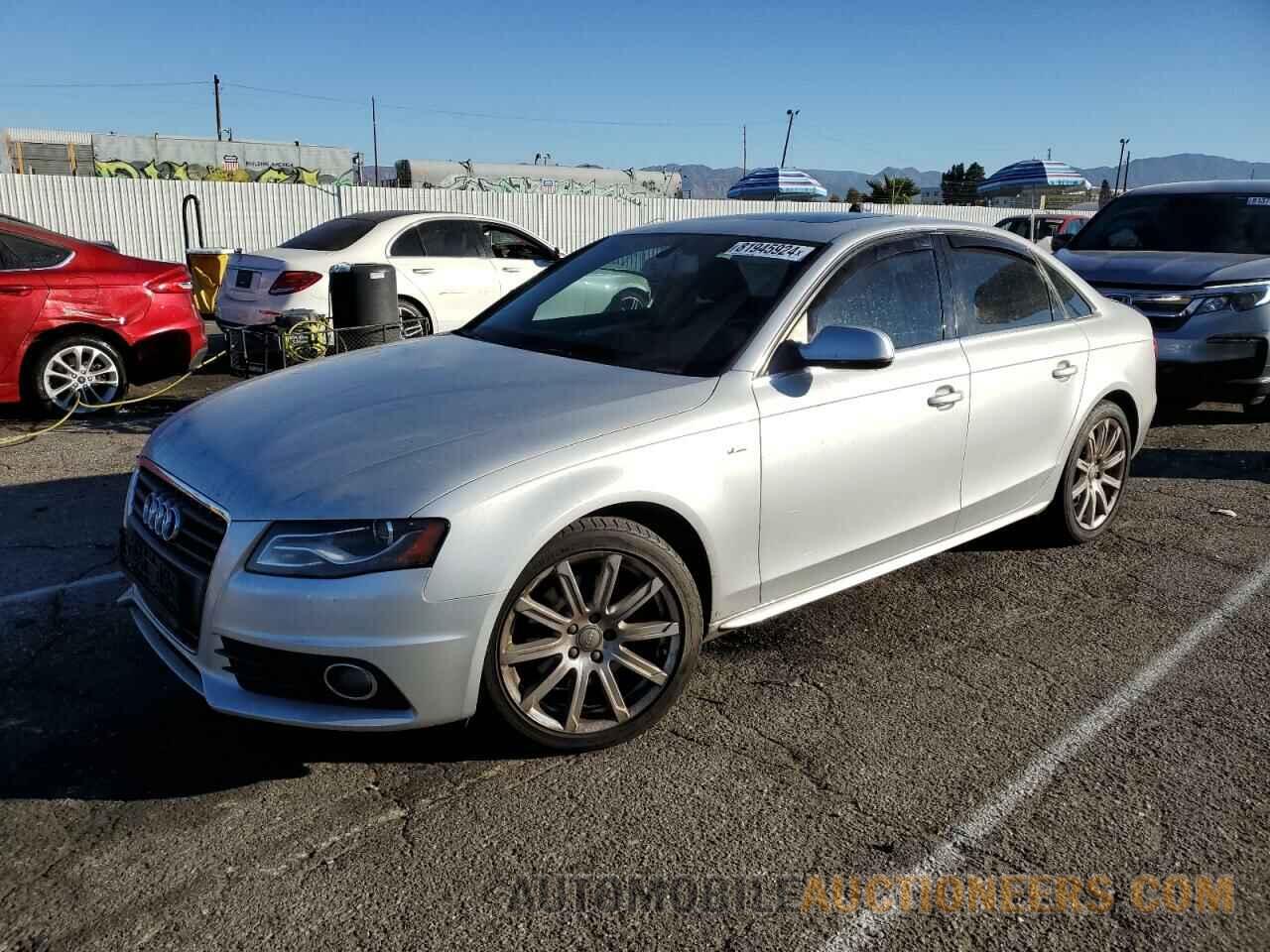 WAUEFAFL7CA119557 AUDI A4 2012