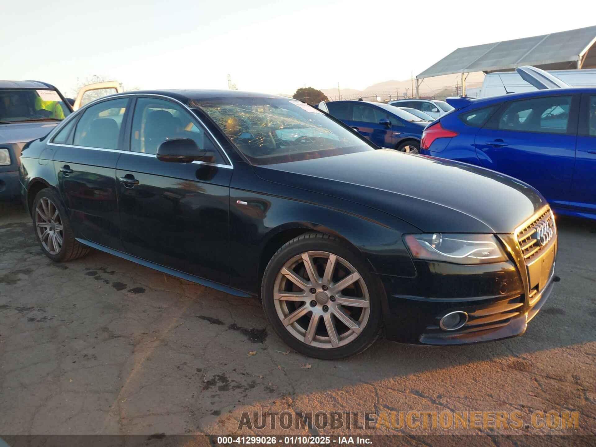 WAUEFAFL7CA119607 AUDI A4 2012