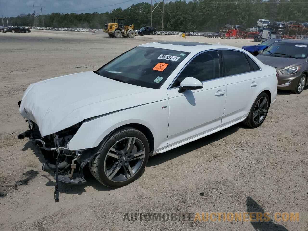 WAUENAF40HN009915 AUDI A4 2017