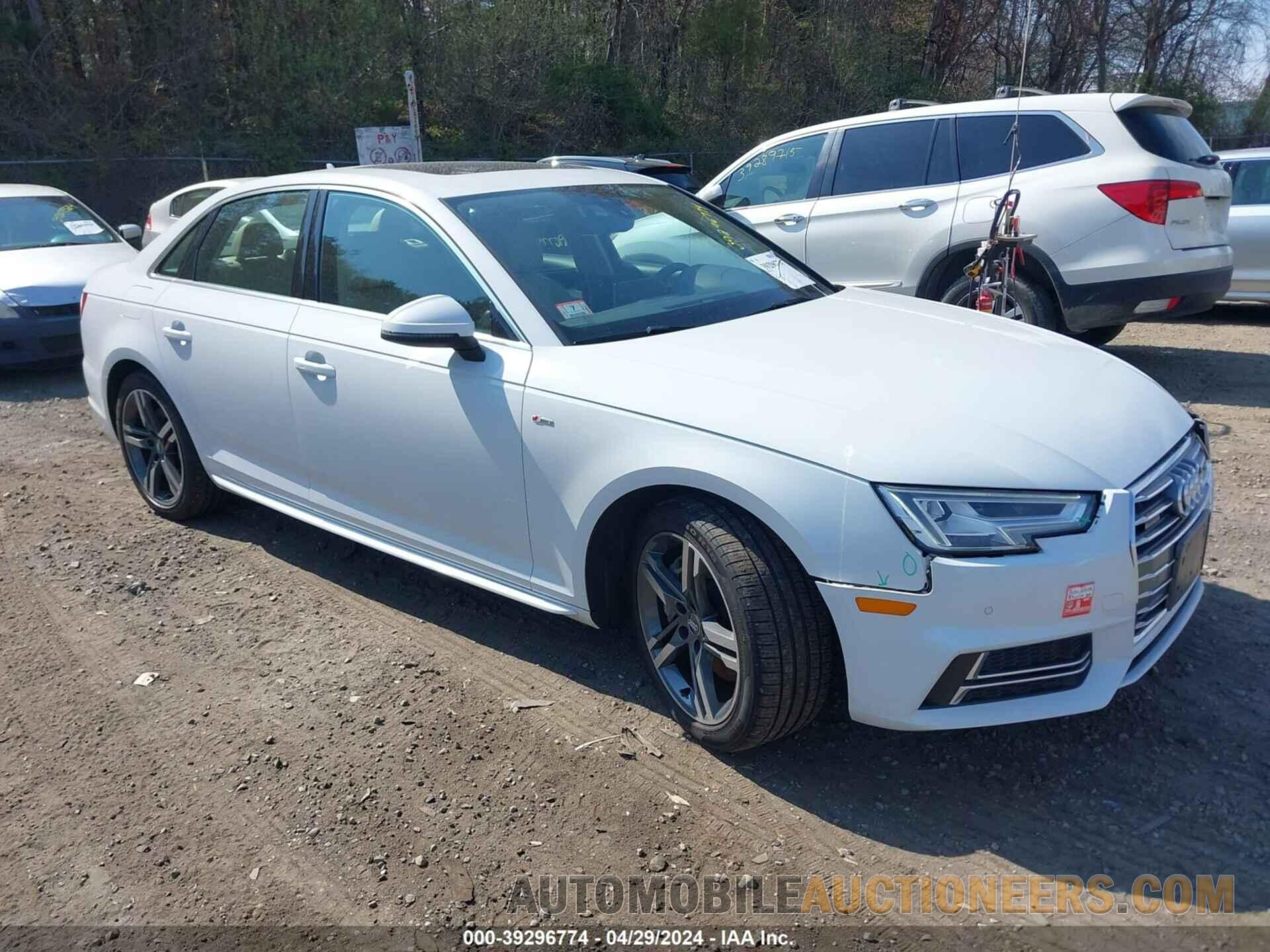 WAUENAF40HN037259 AUDI A4 2017