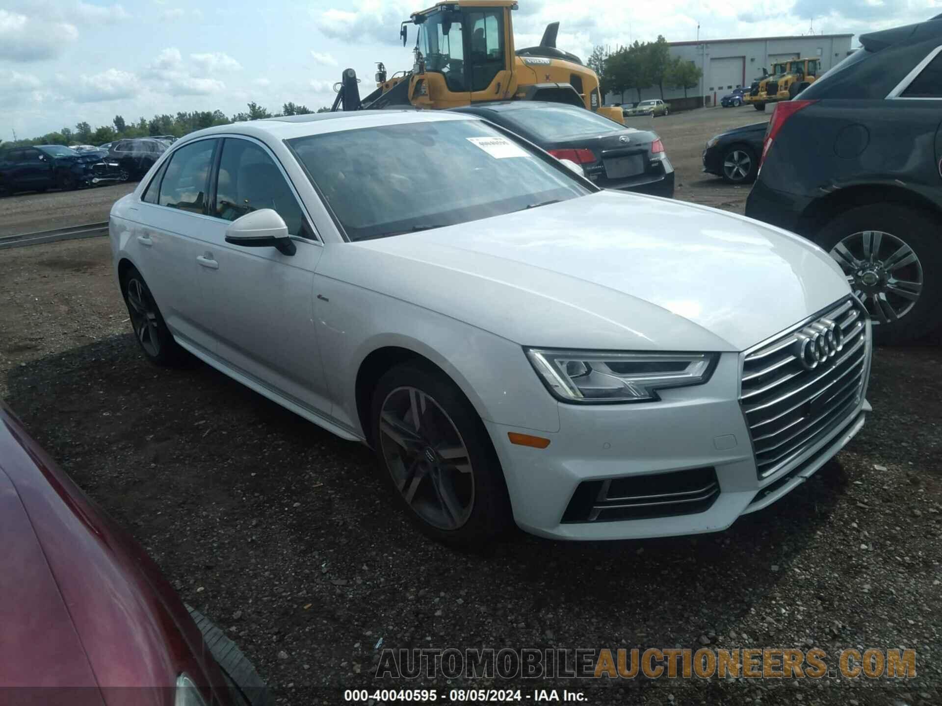 WAUENAF40HN038153 AUDI A4 2017