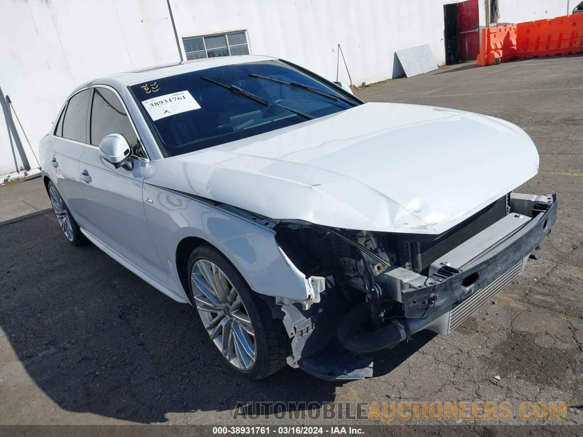 WAUENAF40JA036917 AUDI A4 2018