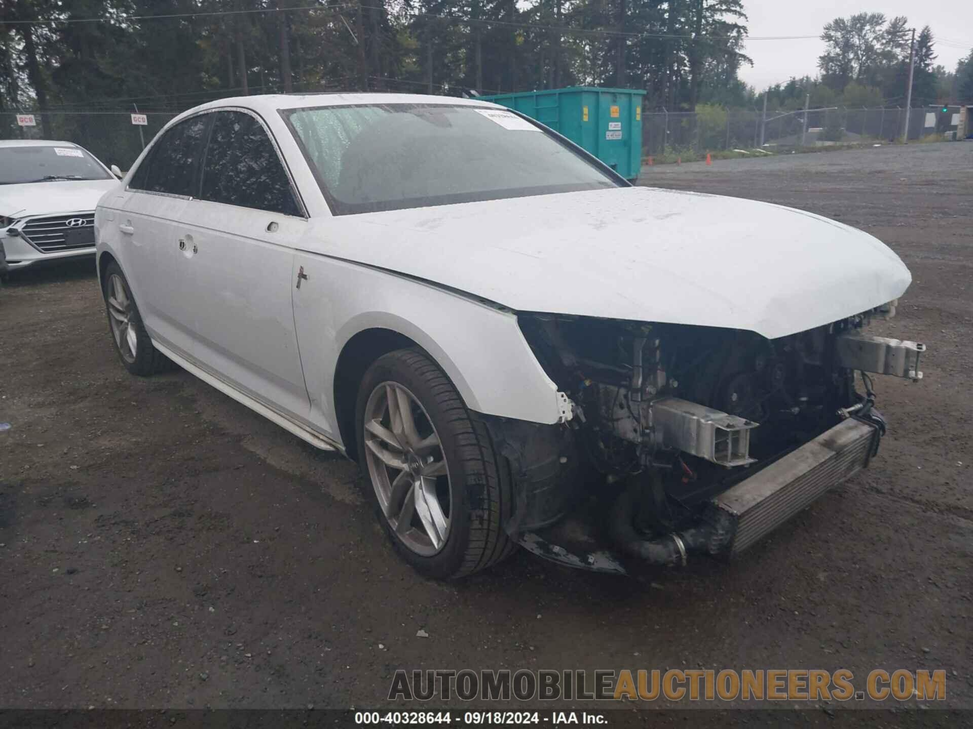 WAUENAF40JA067116 AUDI A4 2018