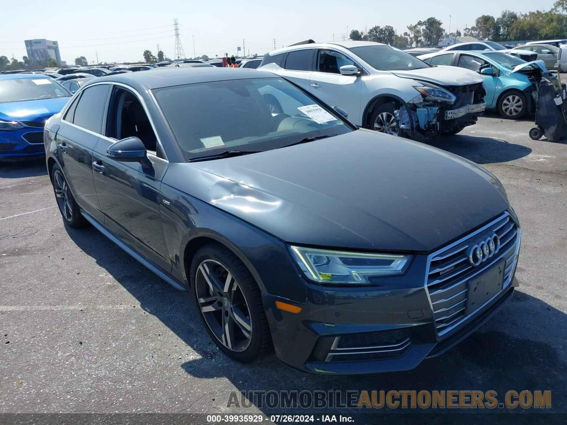 WAUENAF40JA143238 AUDI A4 2018