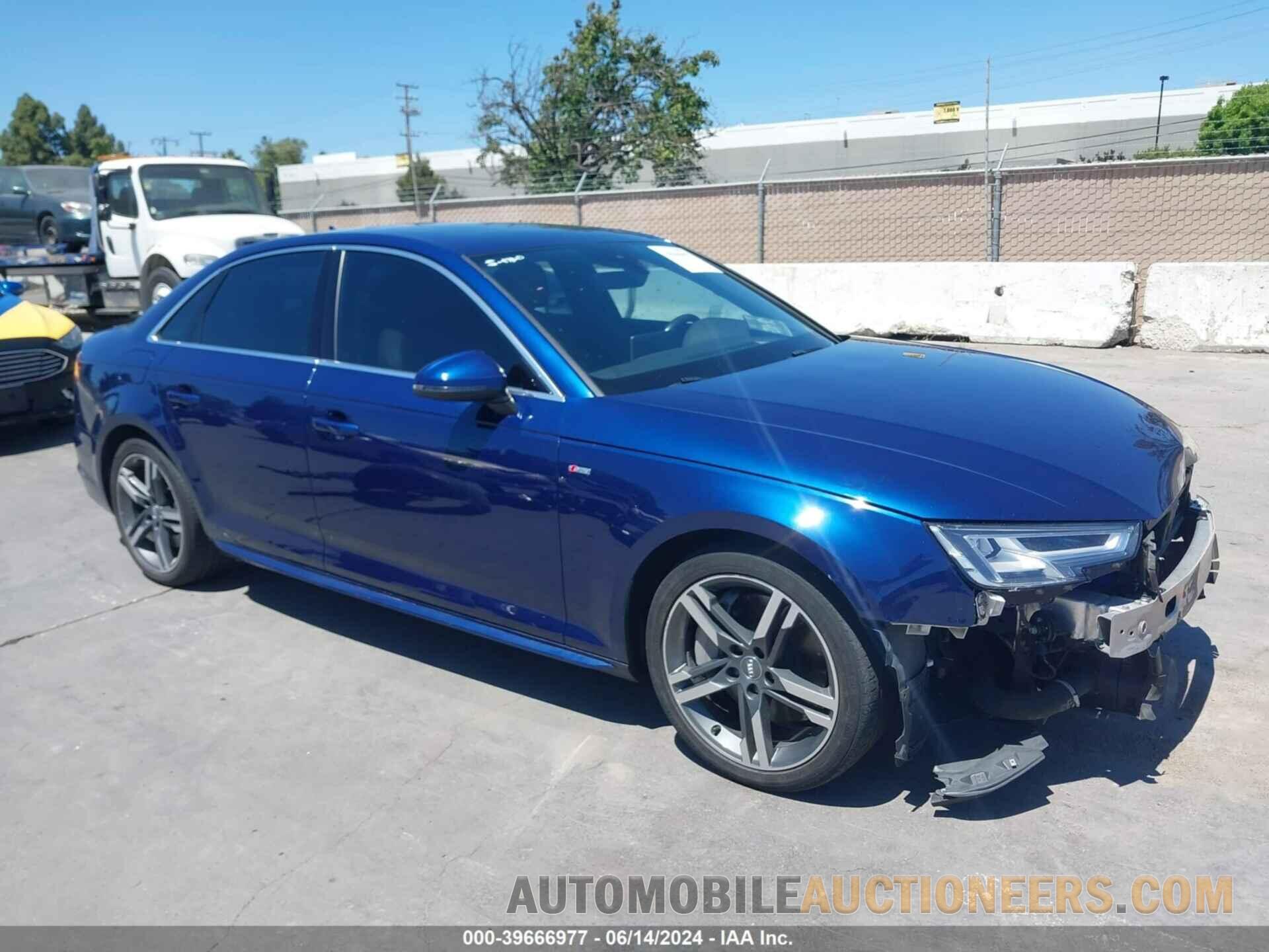 WAUENAF40JA232792 AUDI A4 2018