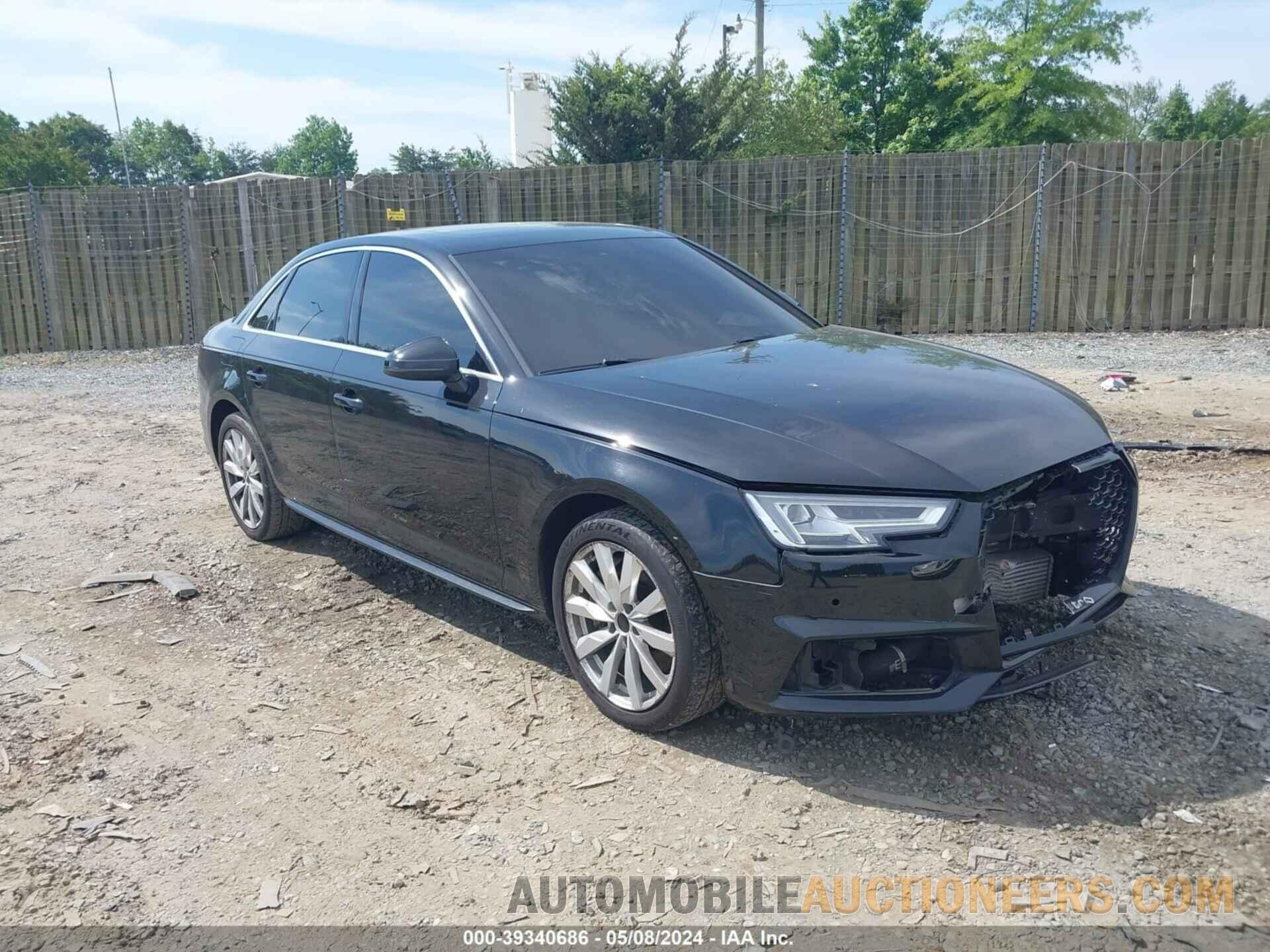 WAUENAF40JN014411 AUDI A4 2018