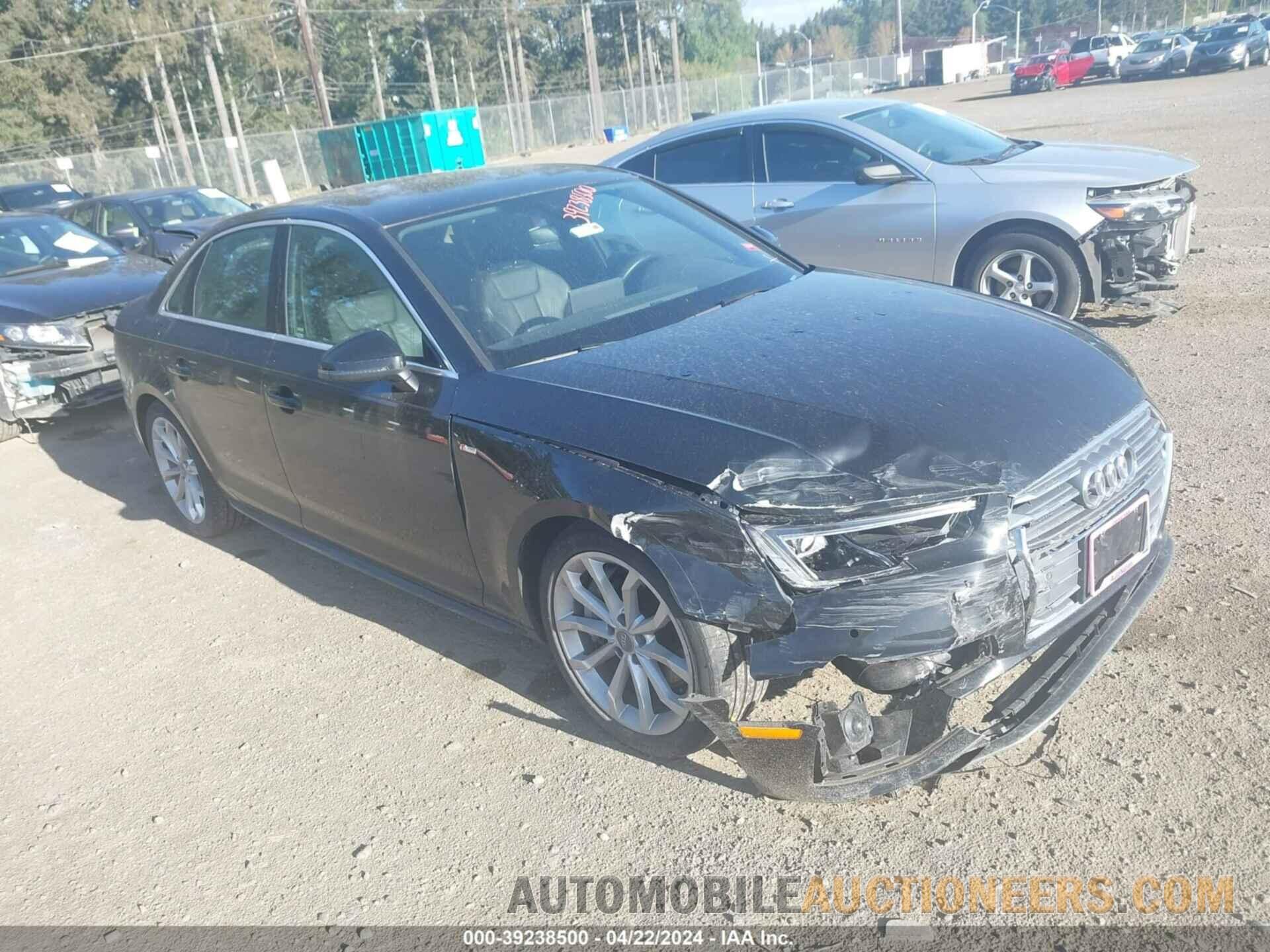 WAUENAF40KA044226 AUDI A4 2019