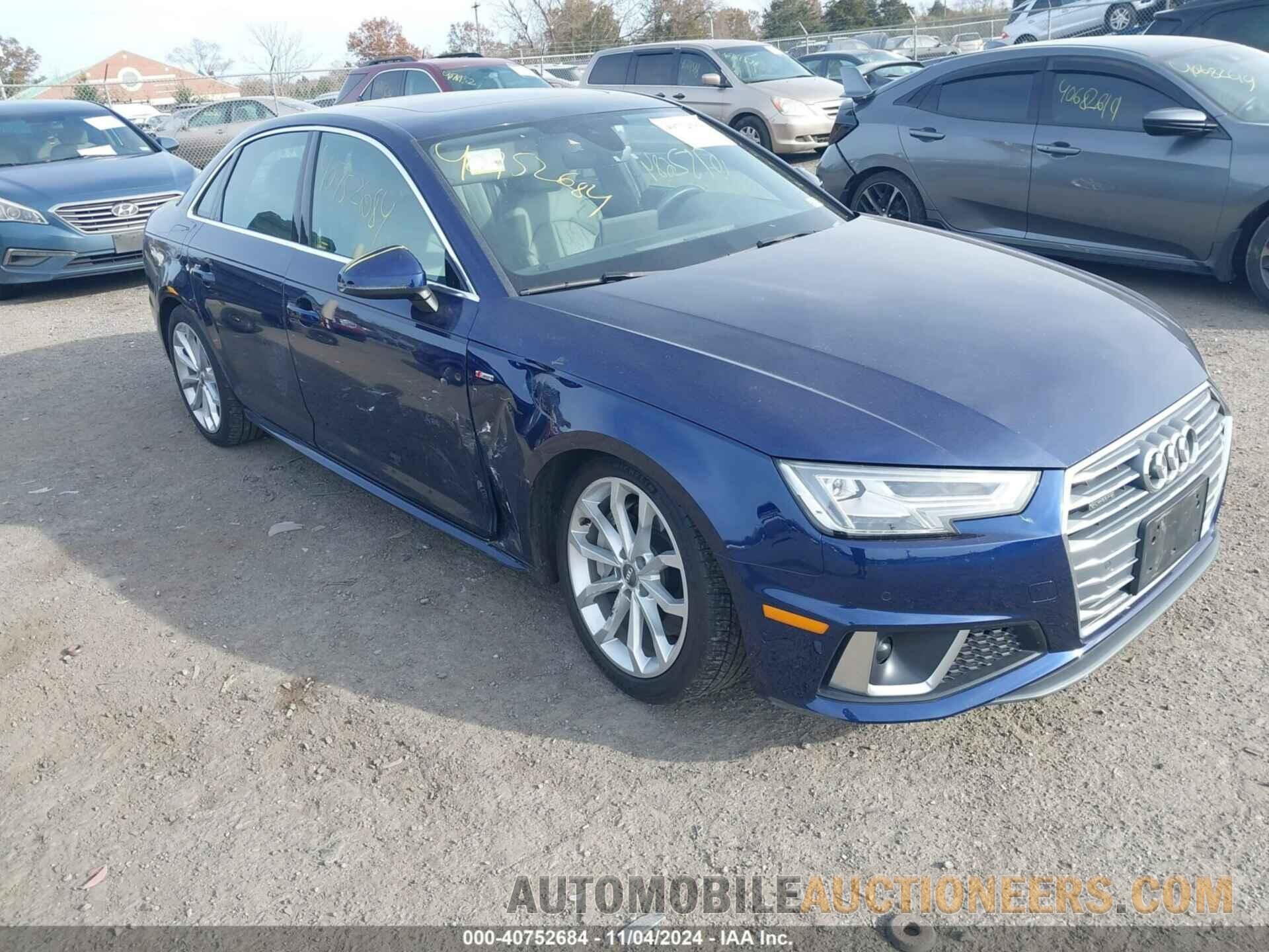 WAUENAF40KA066775 AUDI A4 2019