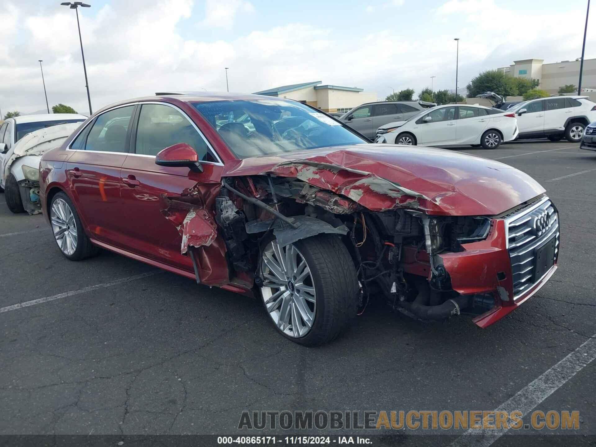 WAUENAF40KA067487 AUDI A4 2019