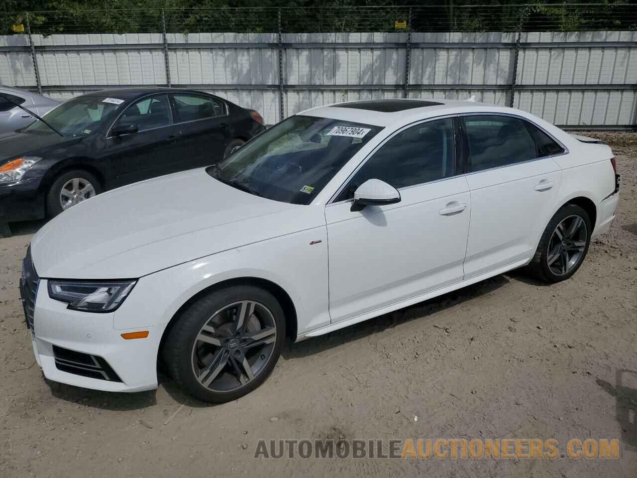 WAUENAF41HN006344 AUDI A4 2017