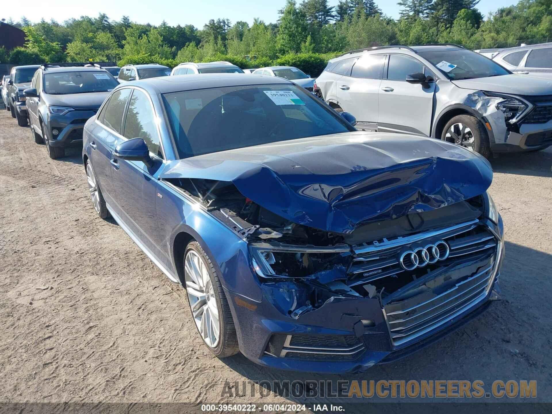 WAUENAF41HN039652 AUDI A4 2017