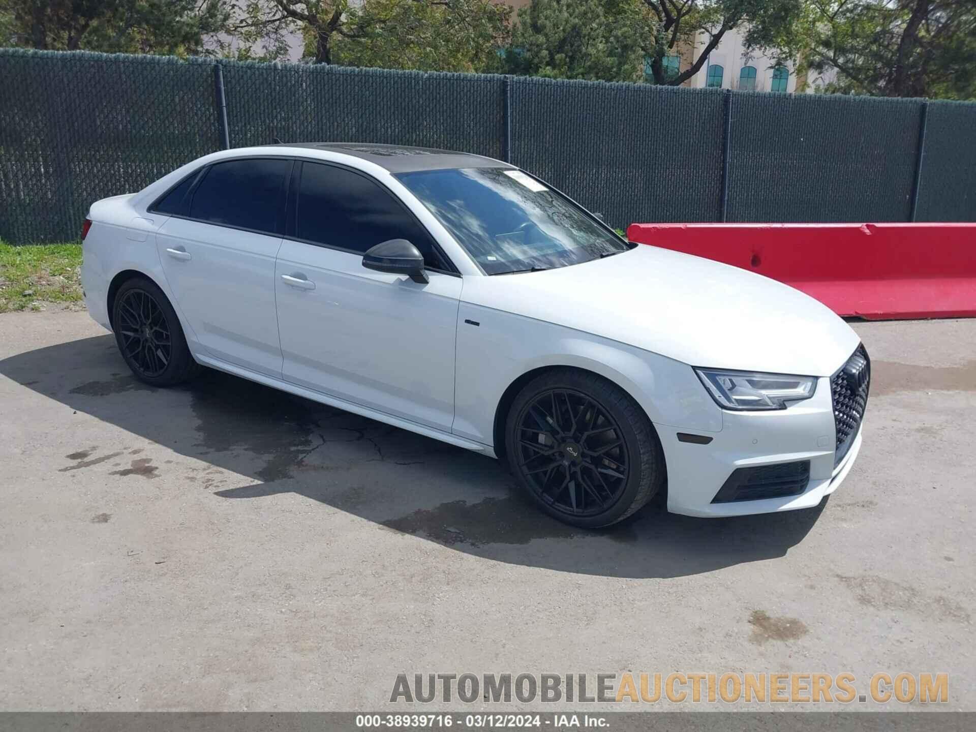 WAUENAF41HN065782 AUDI A4 2017