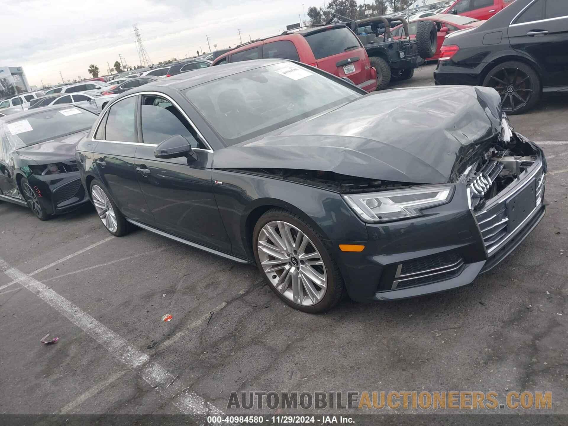 WAUENAF41JA030379 AUDI A4 2018