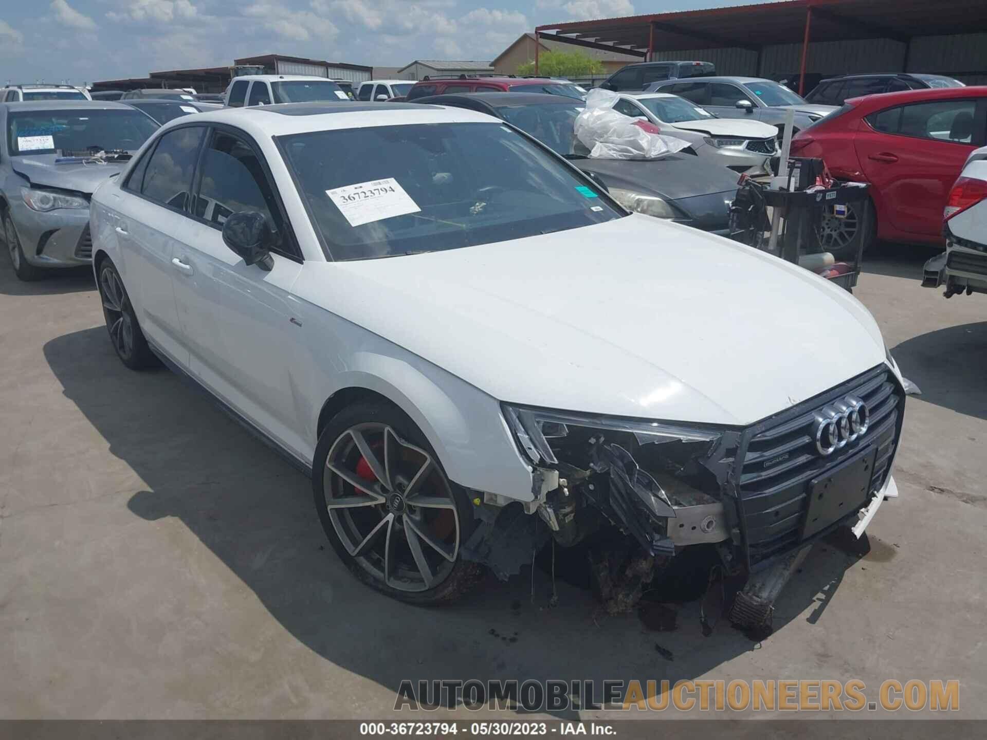 WAUENAF41JA081686 AUDI A4 2018