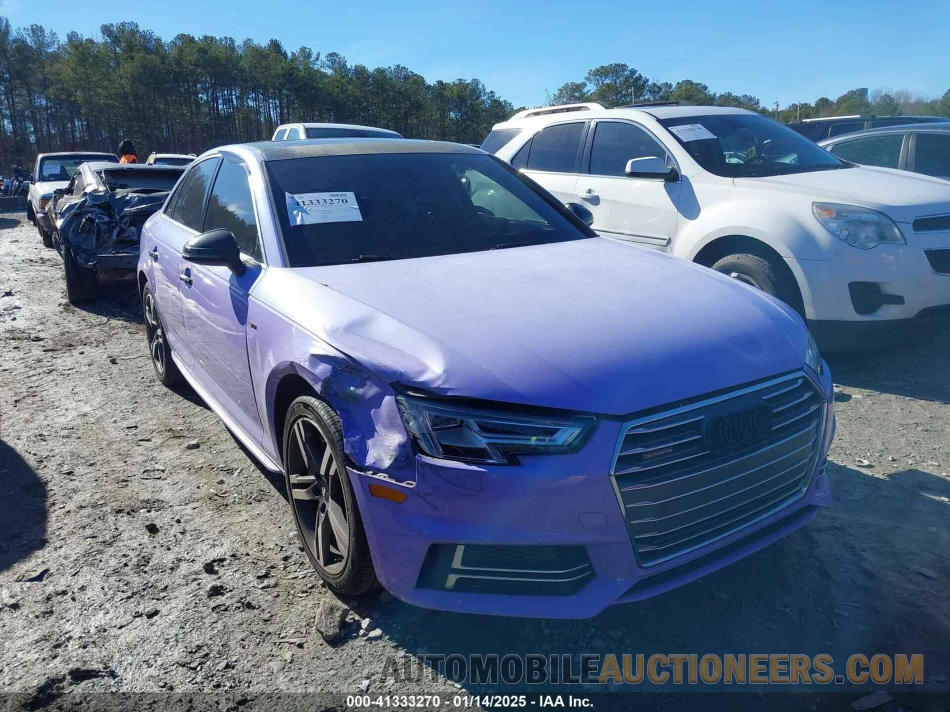 WAUENAF41JA165152 AUDI A4 2018