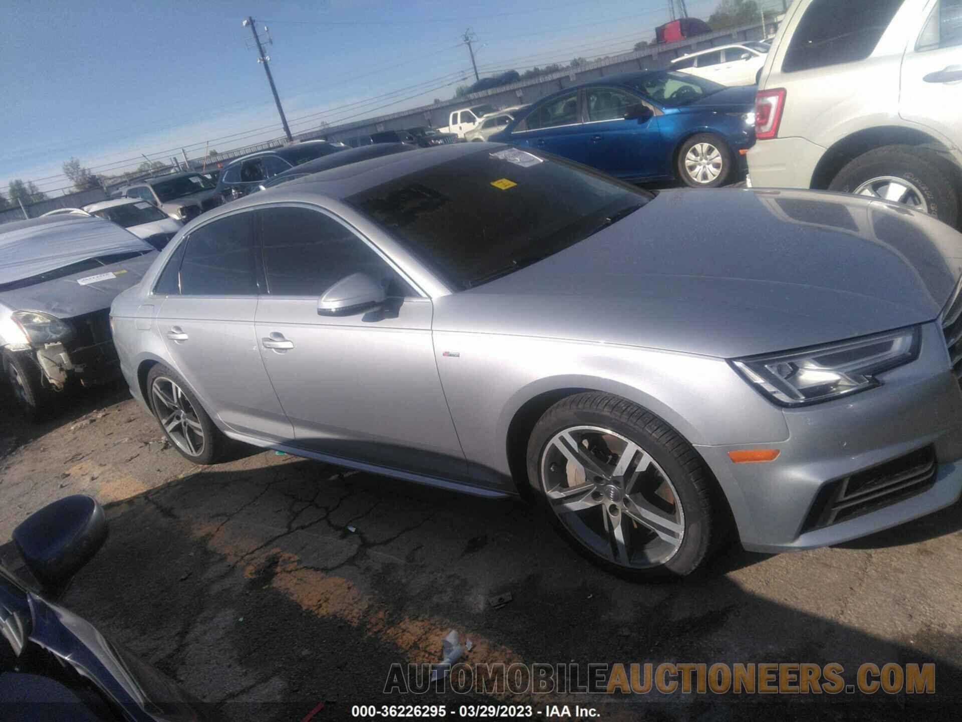 WAUENAF41JN007287 AUDI A4 2018