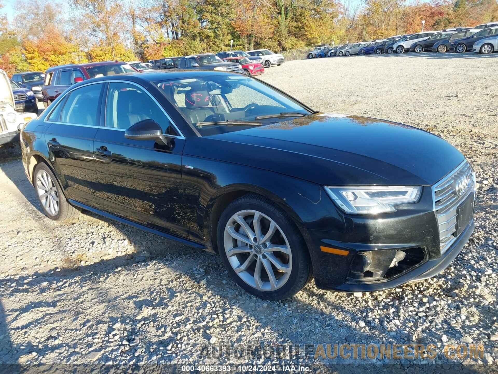 WAUENAF41KA118687 AUDI A4 2019