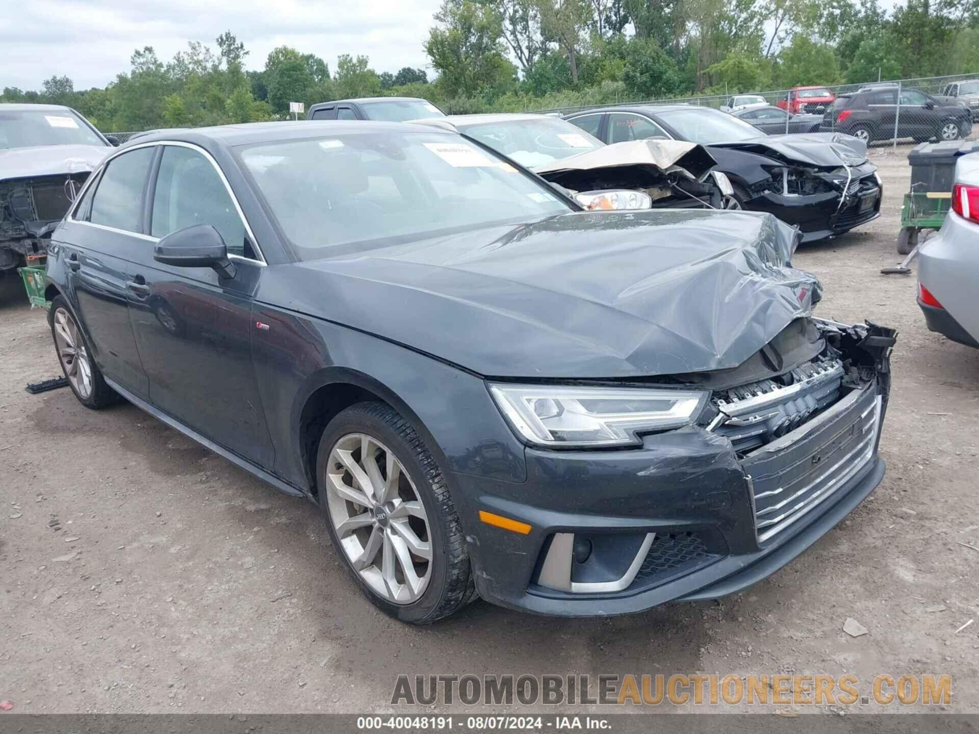 WAUENAF41KN008134 AUDI A4 2019