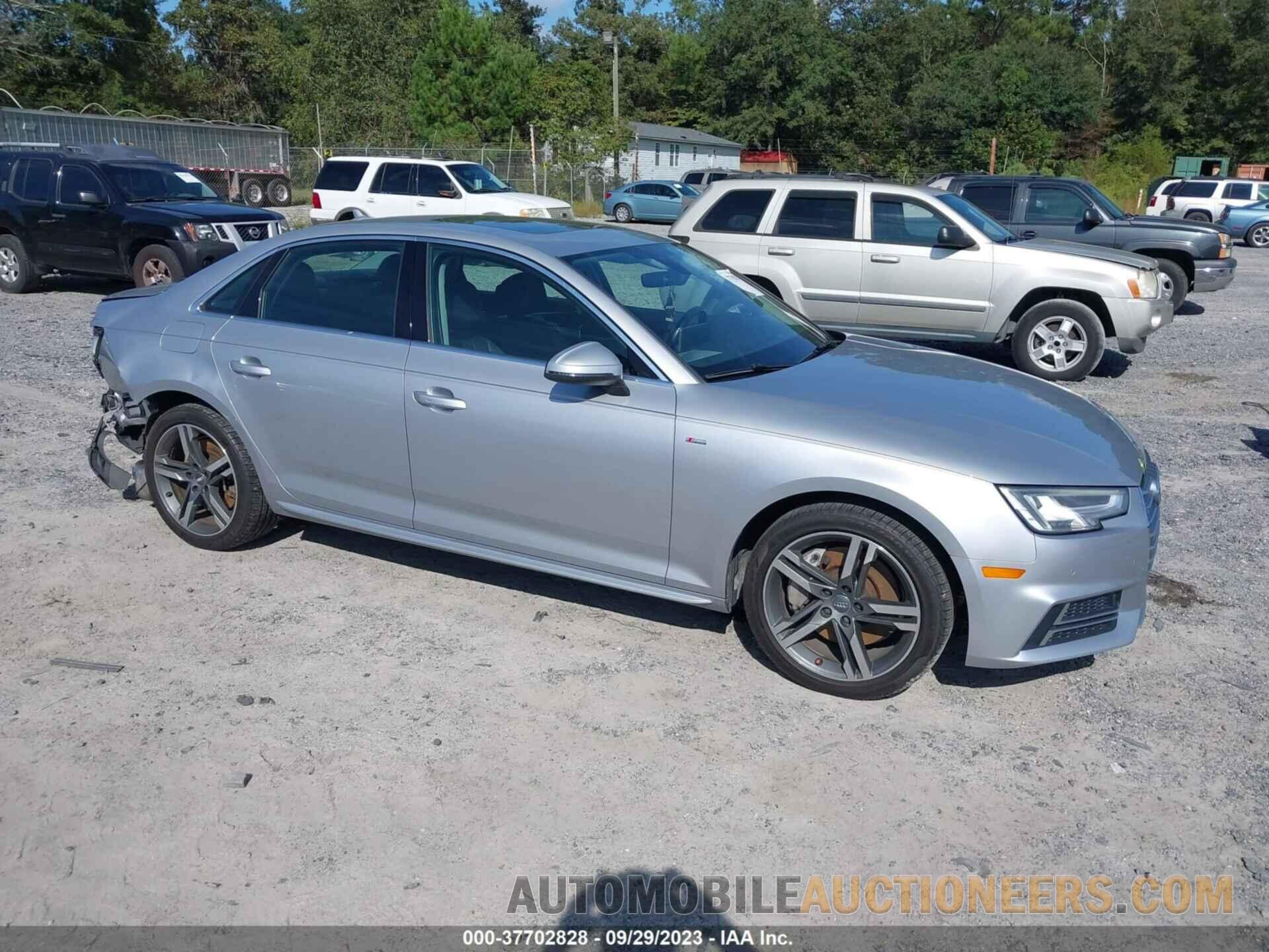 WAUENAF42JA110872 AUDI A4 2018