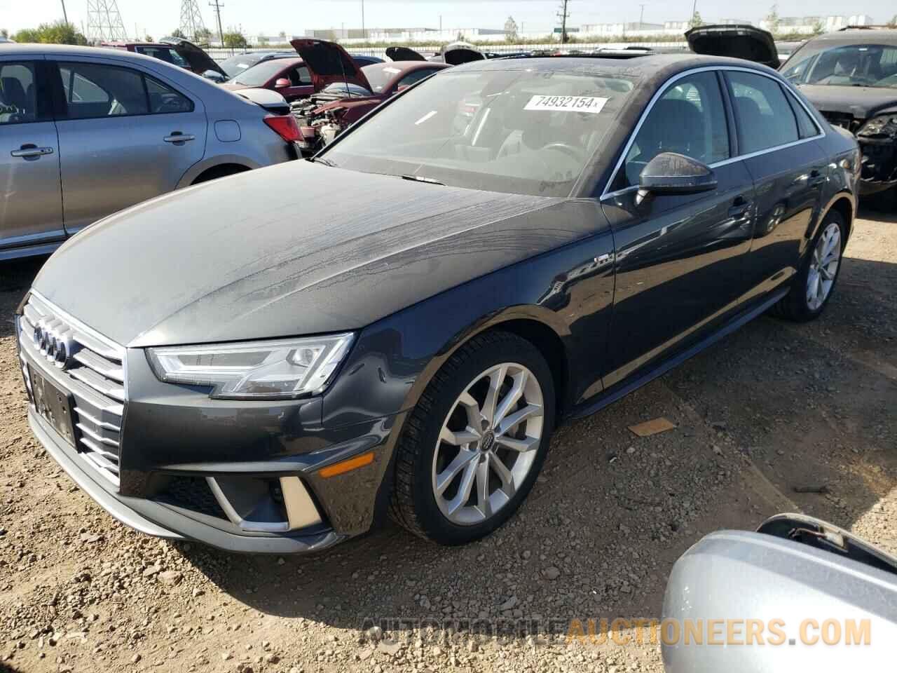 WAUENAF42KA013642 AUDI A4 2019