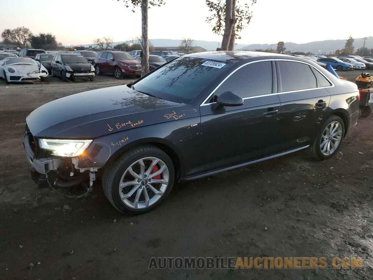 WAUENAF42KA020607 AUDI A4 2019