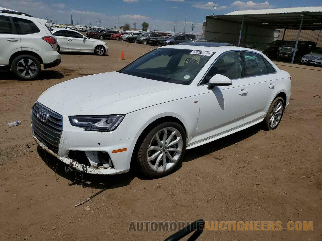 WAUENAF42KN002357 AUDI A4 2019