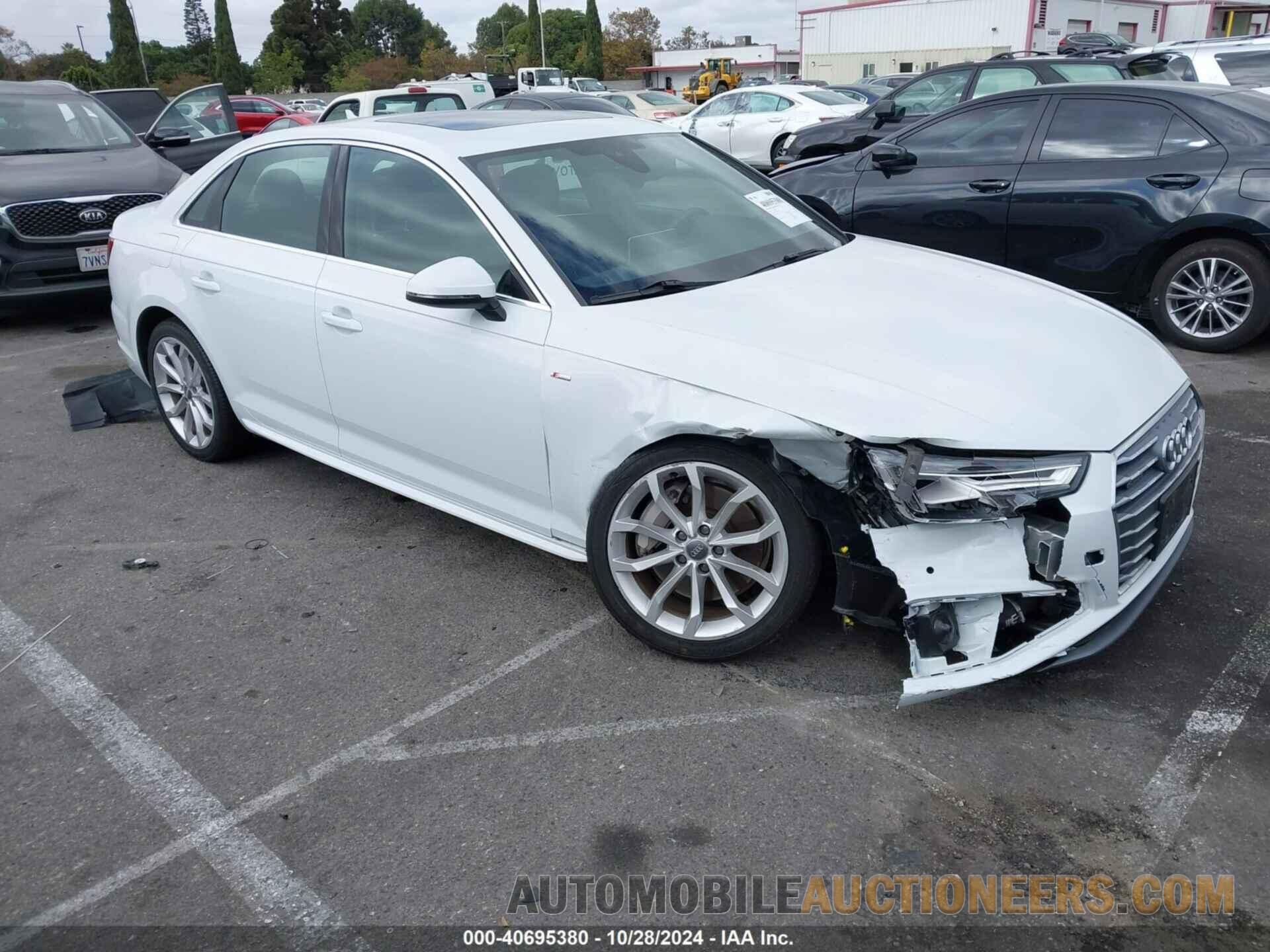 WAUENAF42KN013293 AUDI A4 2019