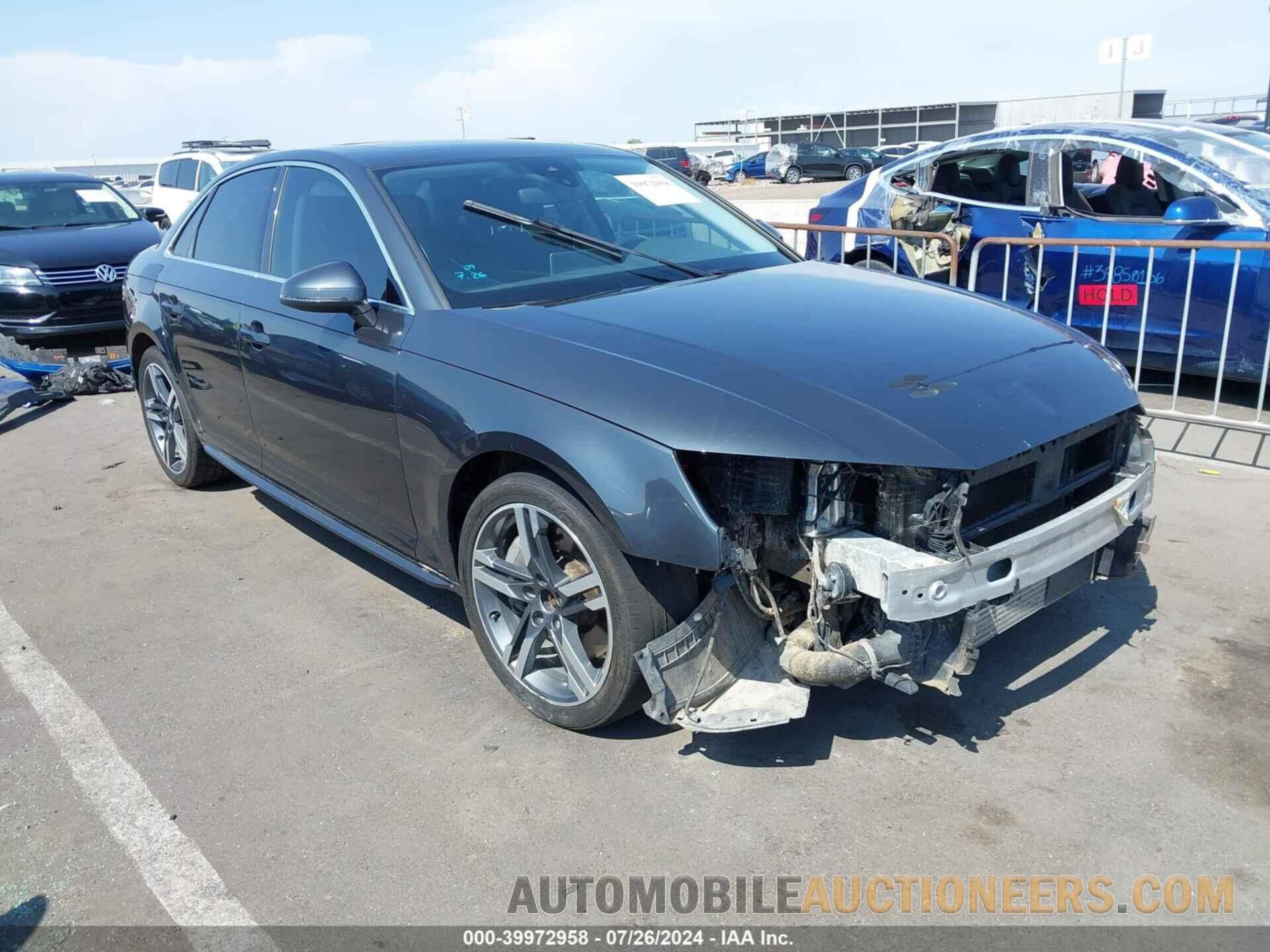 WAUENAF43HN001615 AUDI A4 2017