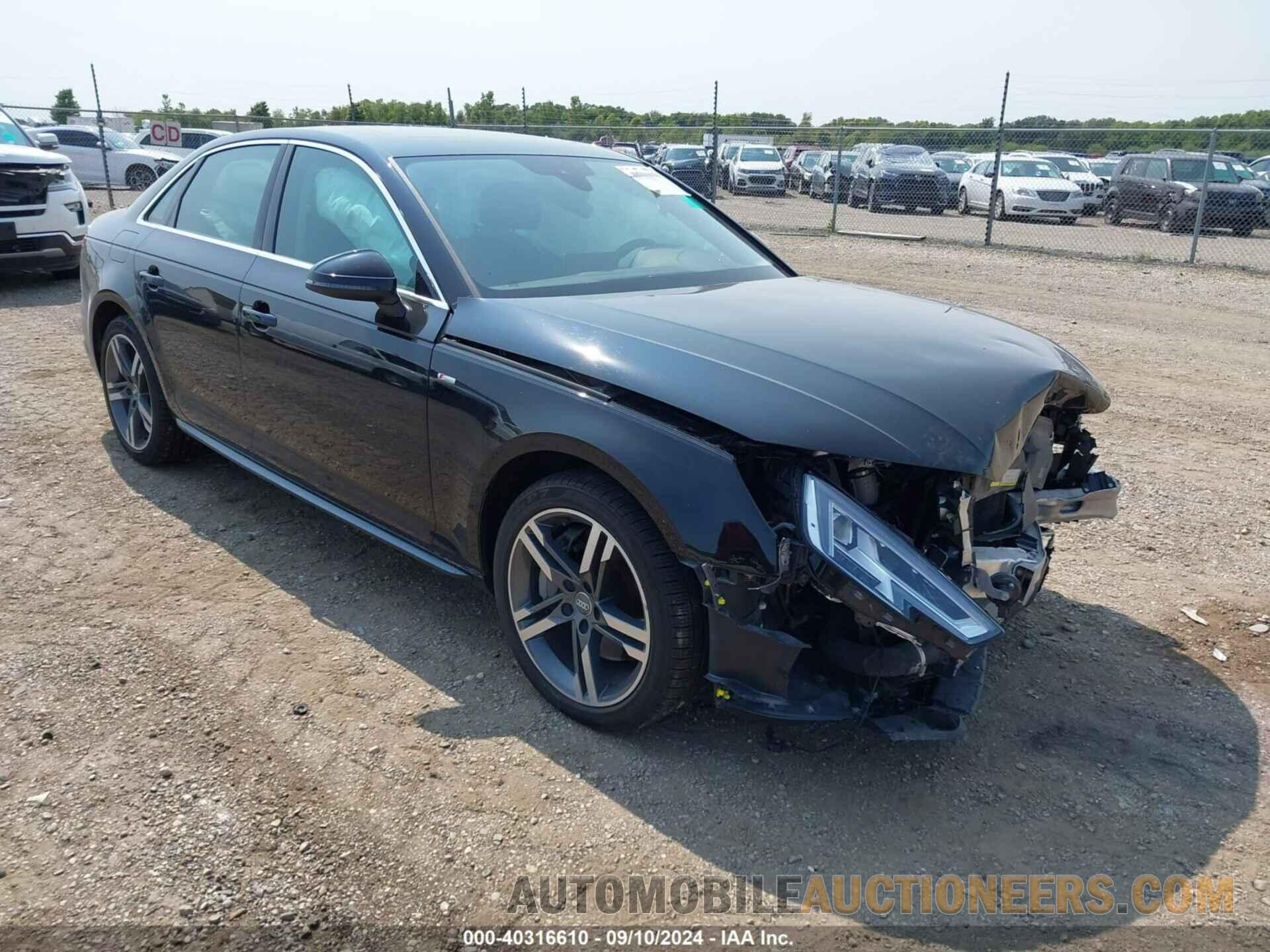 WAUENAF43HN002263 AUDI A4 2017