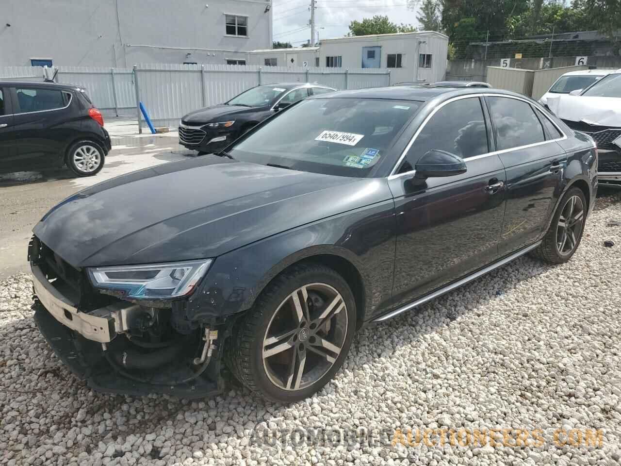 WAUENAF43HN014235 AUDI A4 2017