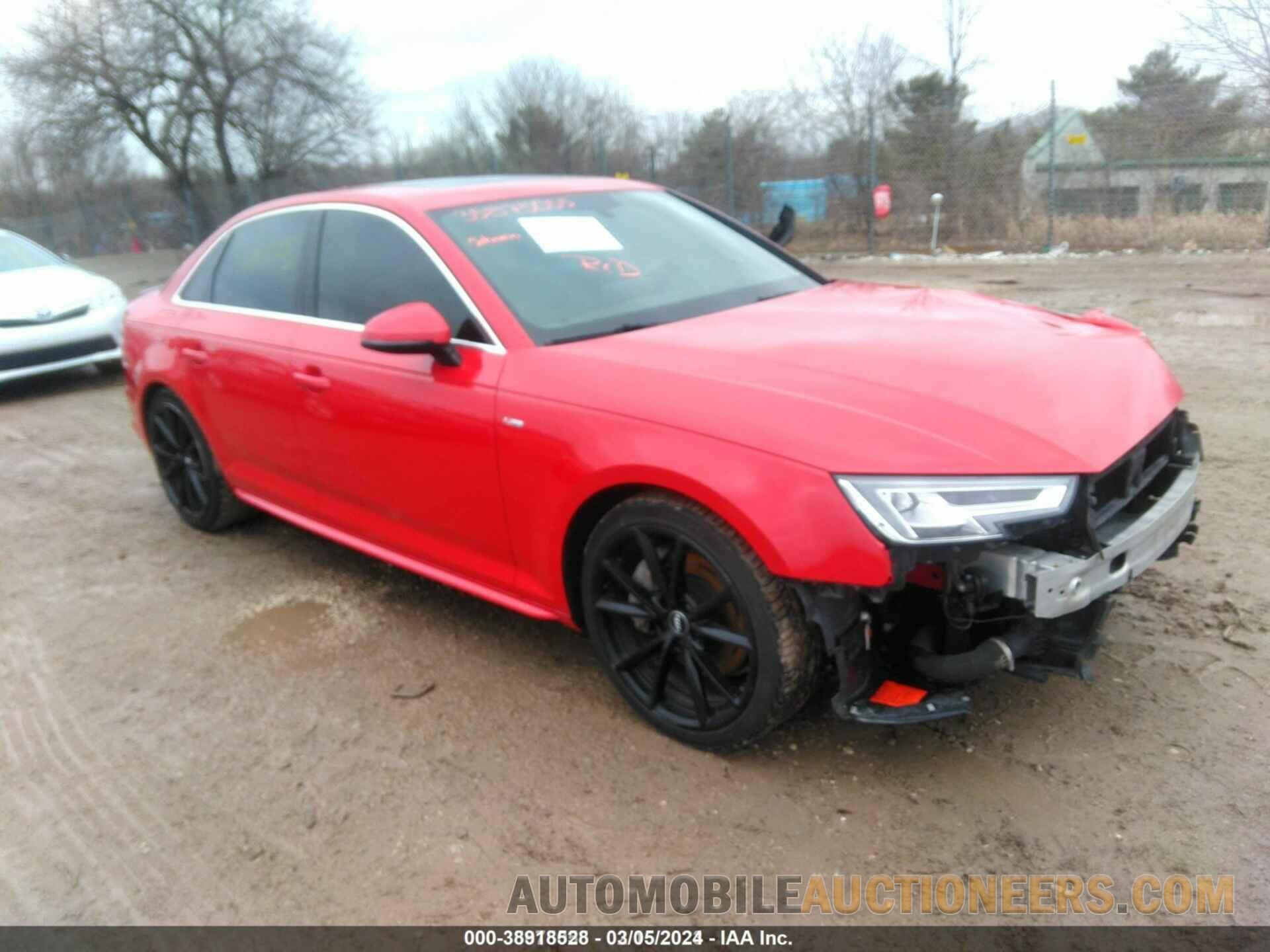 WAUENAF43HN015546 AUDI A4 2017