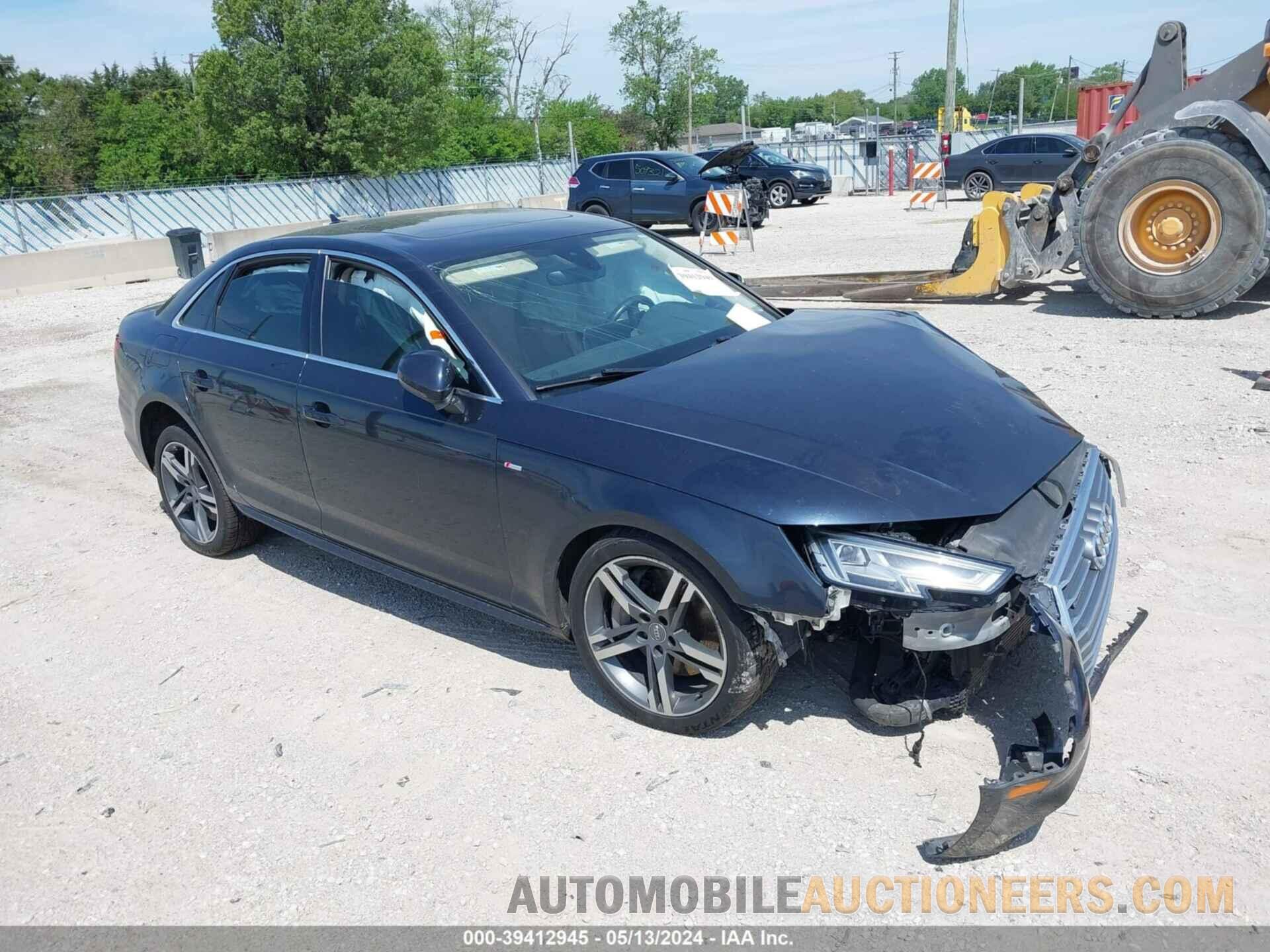 WAUENAF43HN045789 AUDI A4 2017