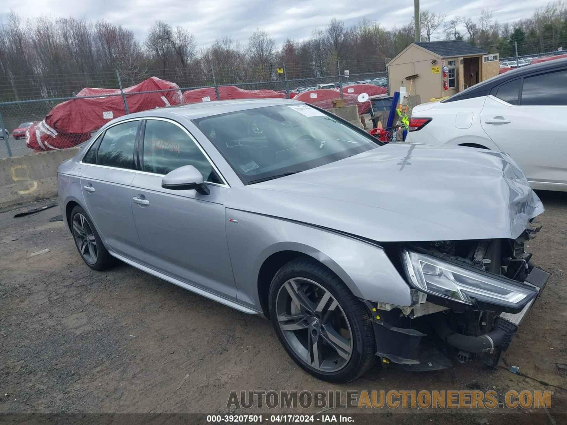 WAUENAF43JA021814 AUDI A4 2018