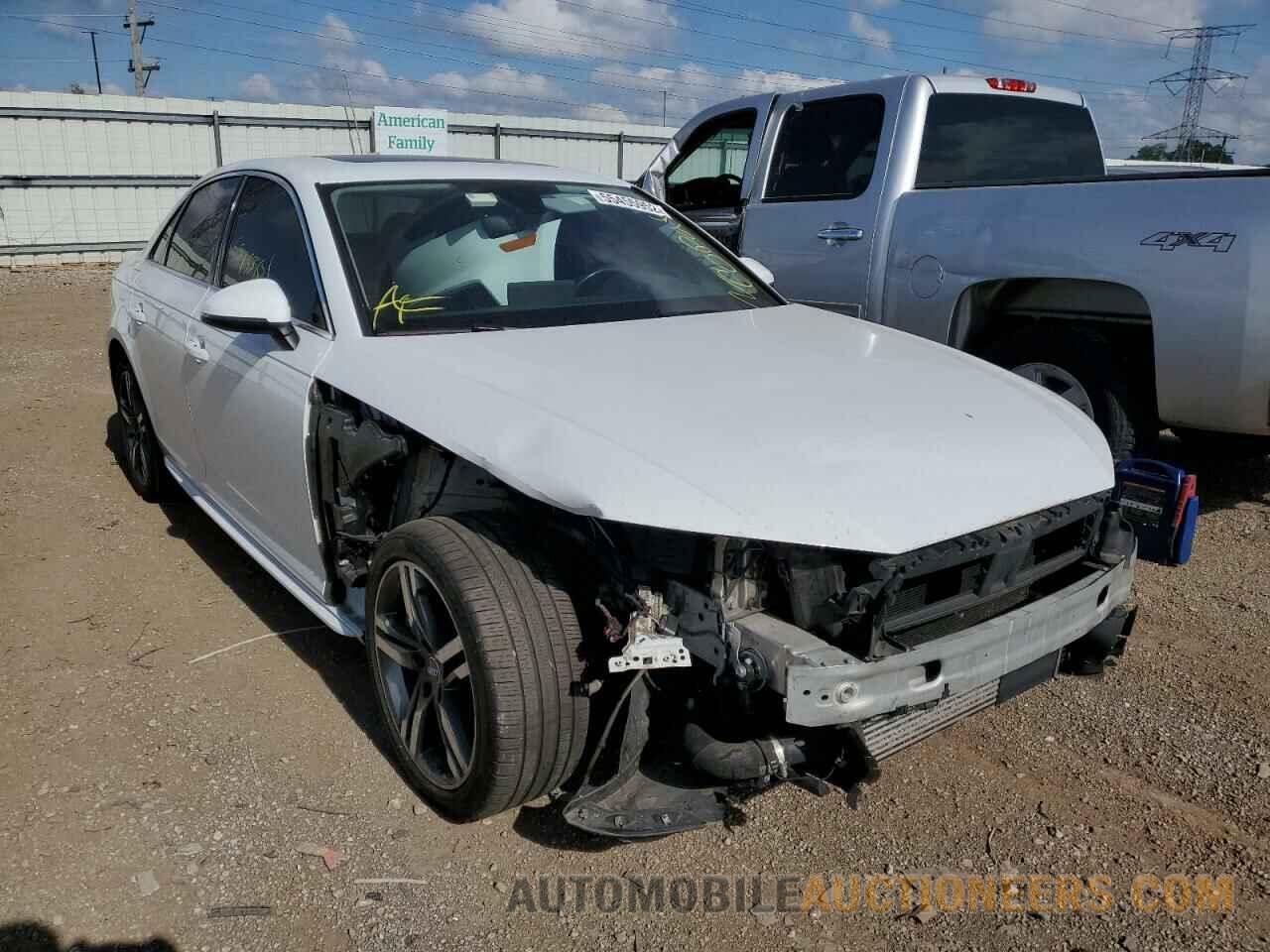 WAUENAF43JA089921 AUDI A4 2018