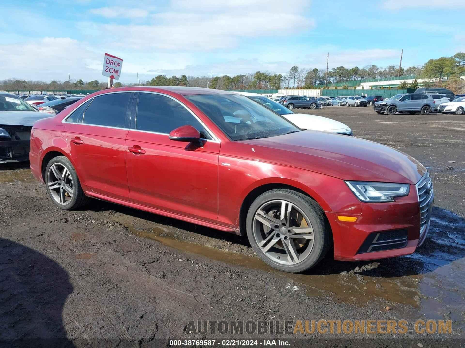 WAUENAF43JN003709 AUDI A4 2018