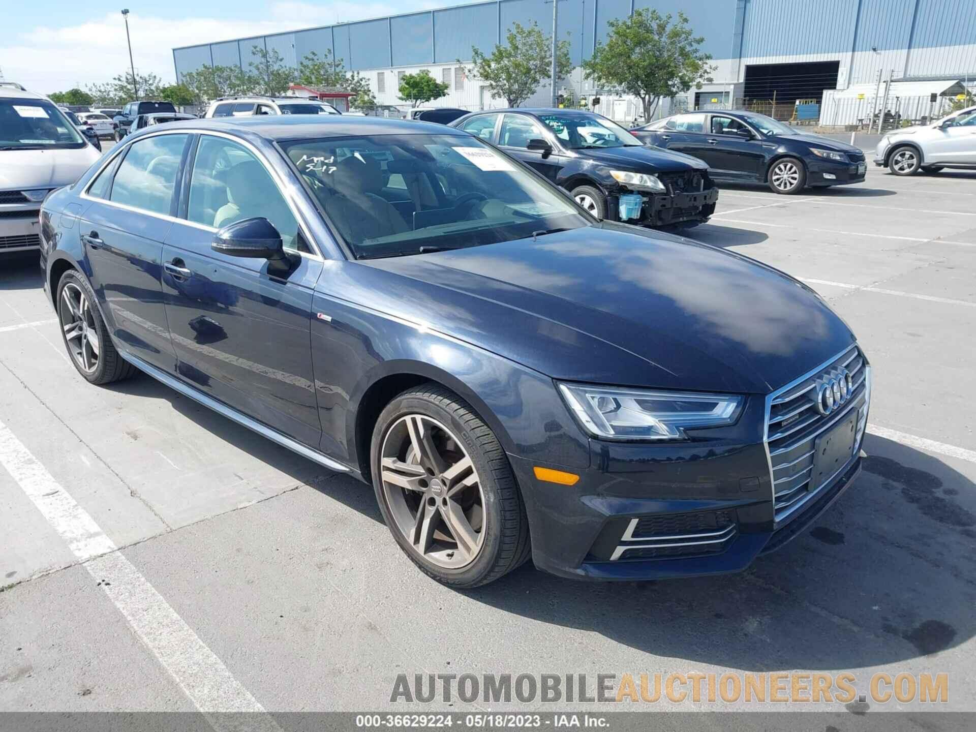 WAUENAF43JN017965 AUDI A4 2018