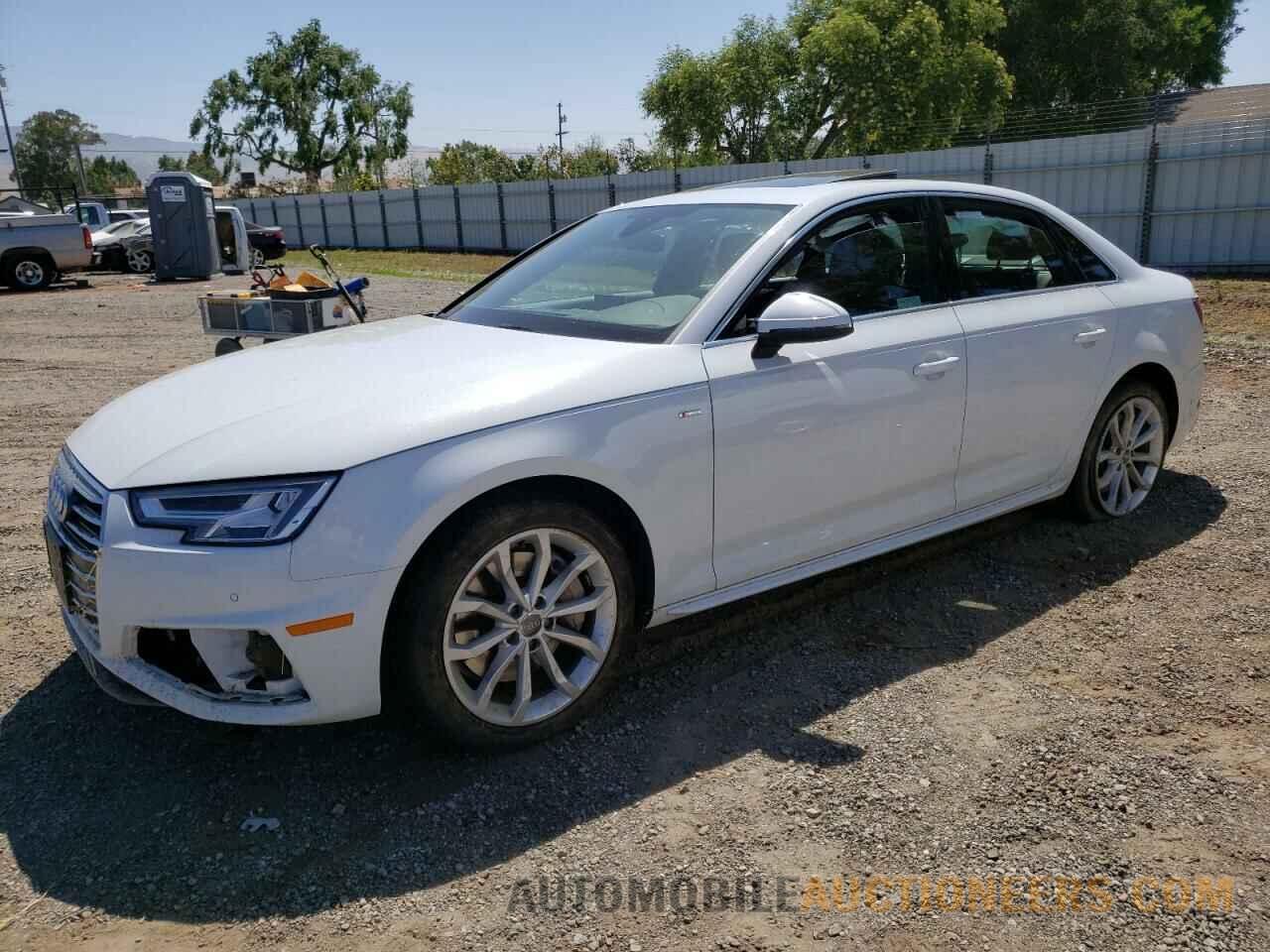 WAUENAF43KA012709 AUDI A4 2019