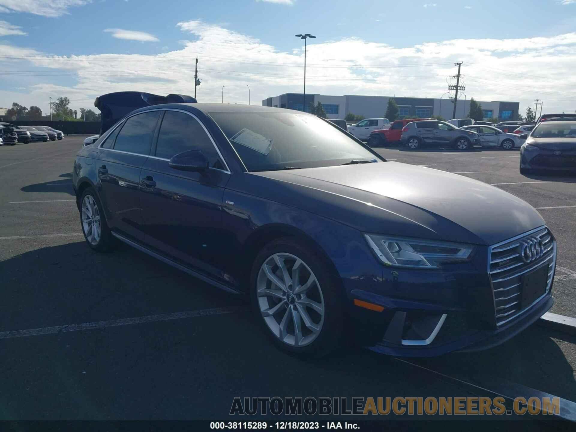 WAUENAF43KN017126 AUDI A4 2019