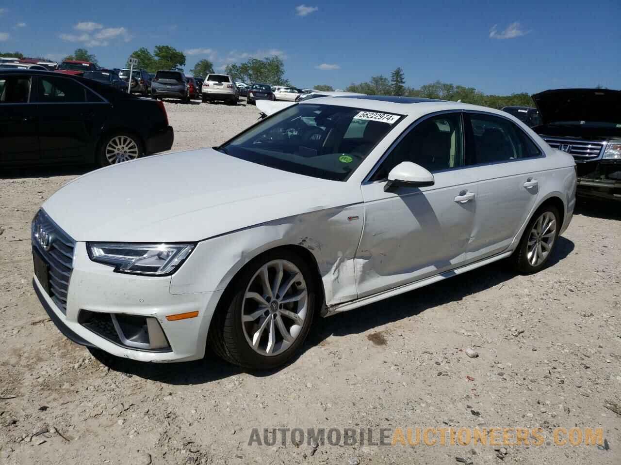 WAUENAF43KN019359 AUDI A4 2019