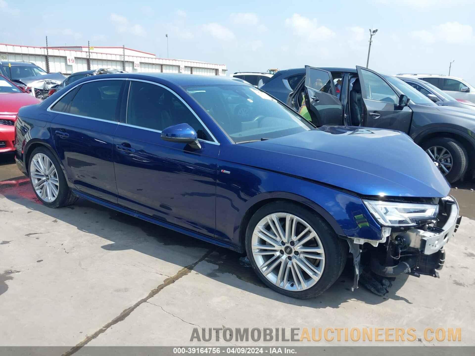 WAUENAF43KN019524 AUDI A4 2019