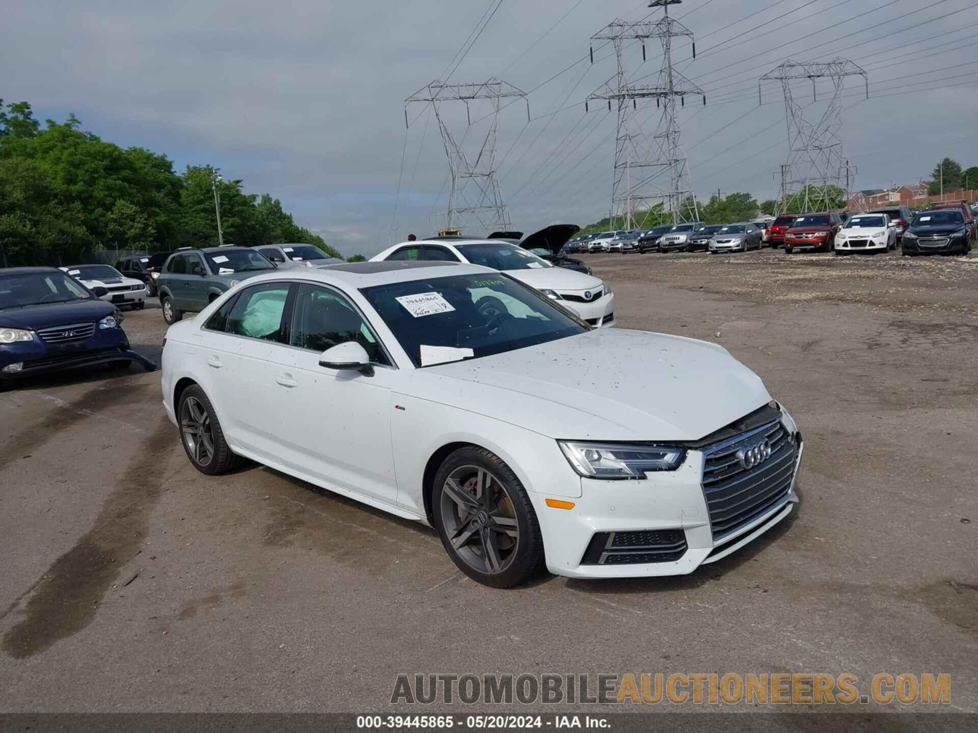 WAUENAF44HN017709 AUDI A4 2017