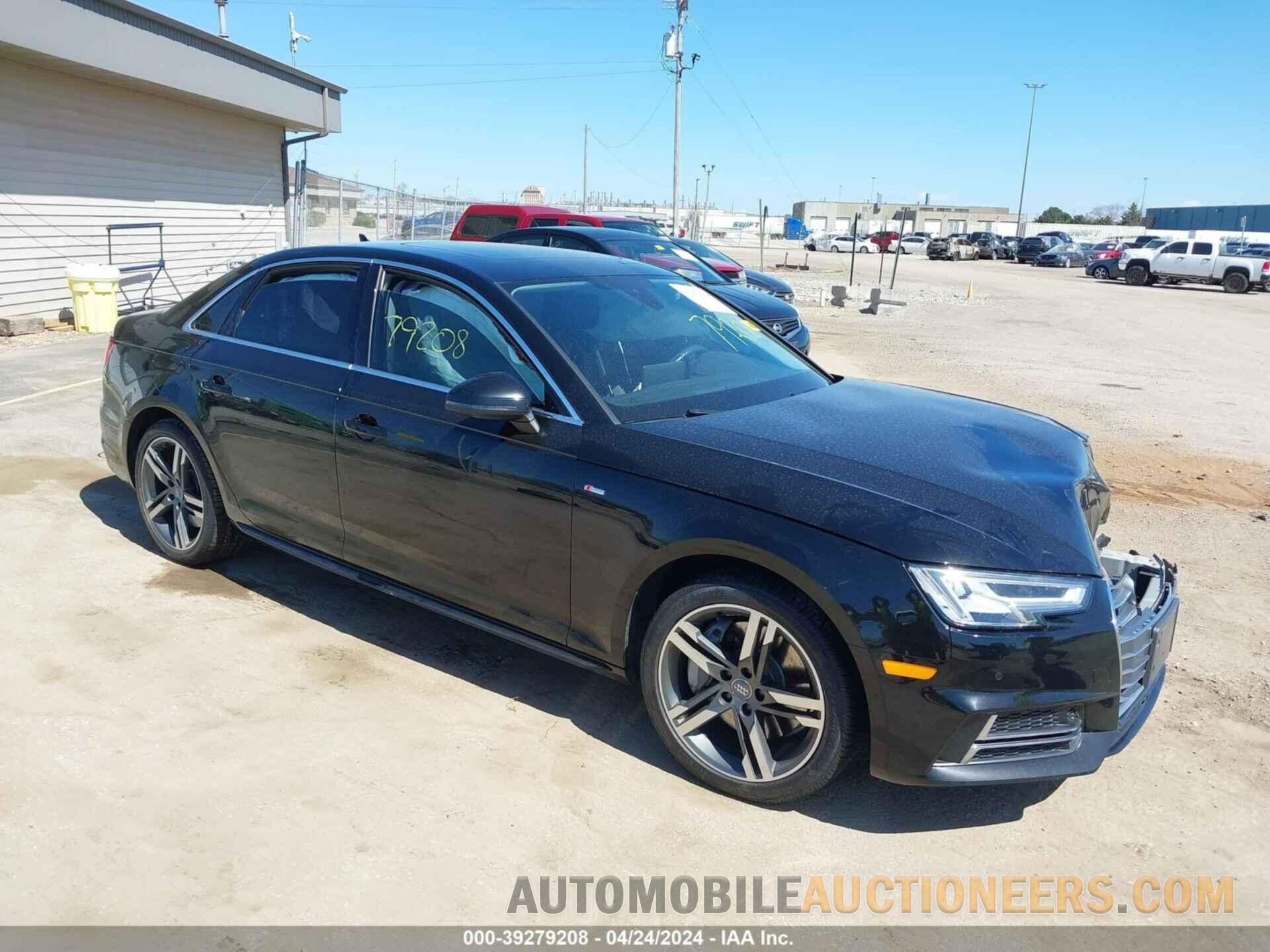 WAUENAF44HN063783 AUDI A4 2017