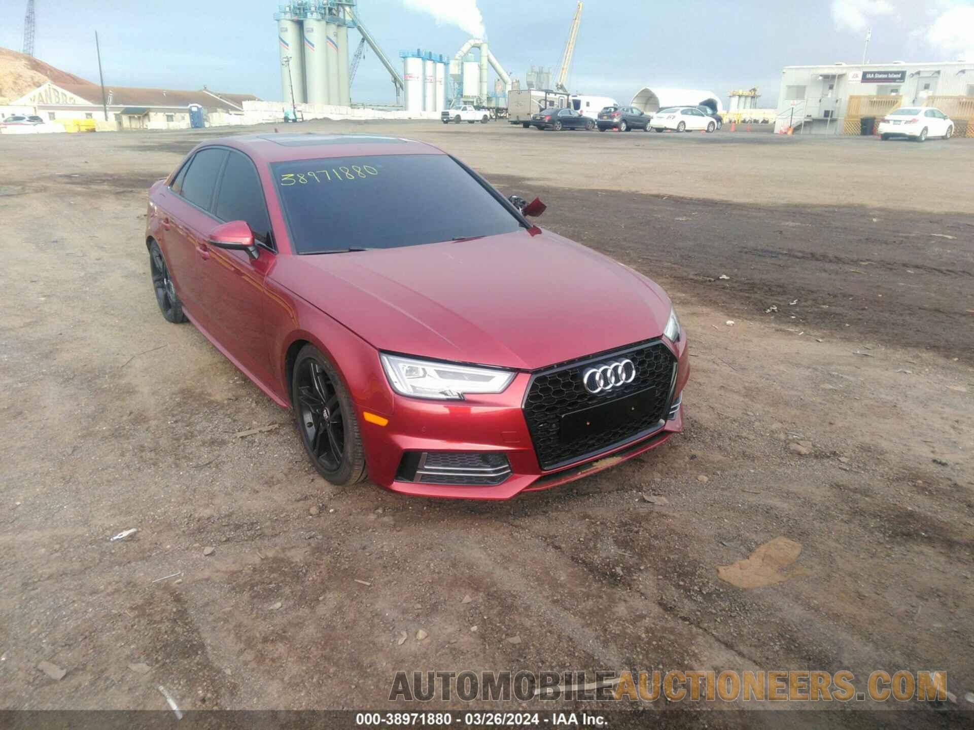 WAUENAF44JA026505 AUDI A4 2018